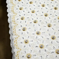 African Cotton Voile swiss Lace Pattern Guipure Lace Fabric Blazelace