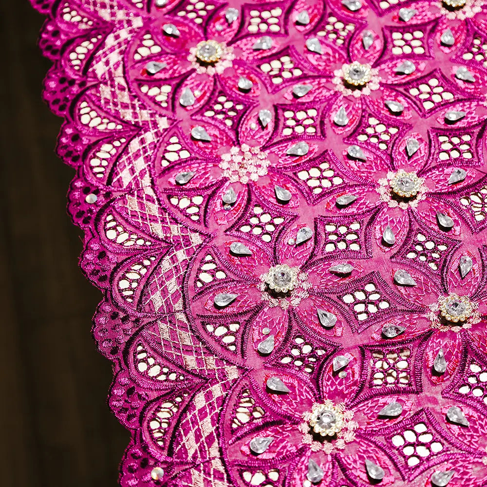 Colorful Cotton Voile swiss Lace Pattern Guipure Lace Fabric Blazelace