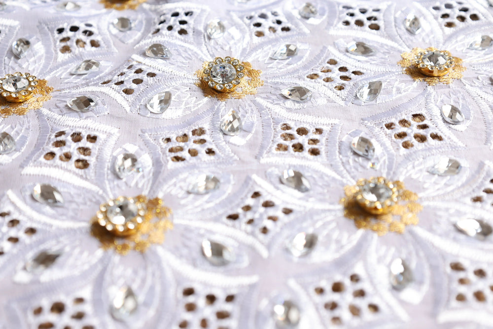 African Cotton Voile swiss Lace Pattern Guipure Lace Fabric Blazelace
